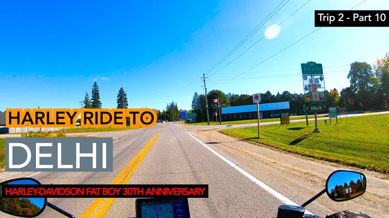 Trip 2 Part 10: Riding to Delhi Ontario on Harley-Davidson Fat Boy 30th Anniversary, HD-S1E23