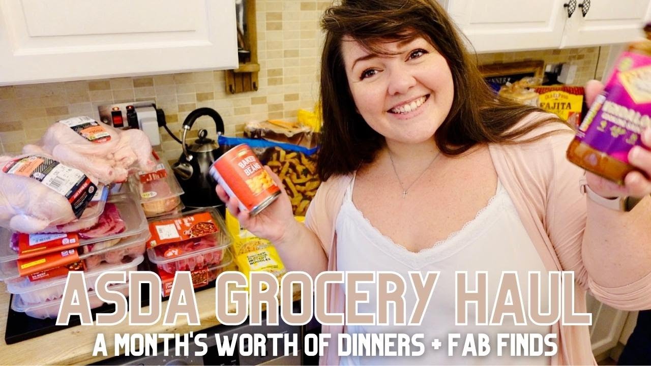 ASDA GROCERY HAUL | A month's worth of dinners & spicy favorites