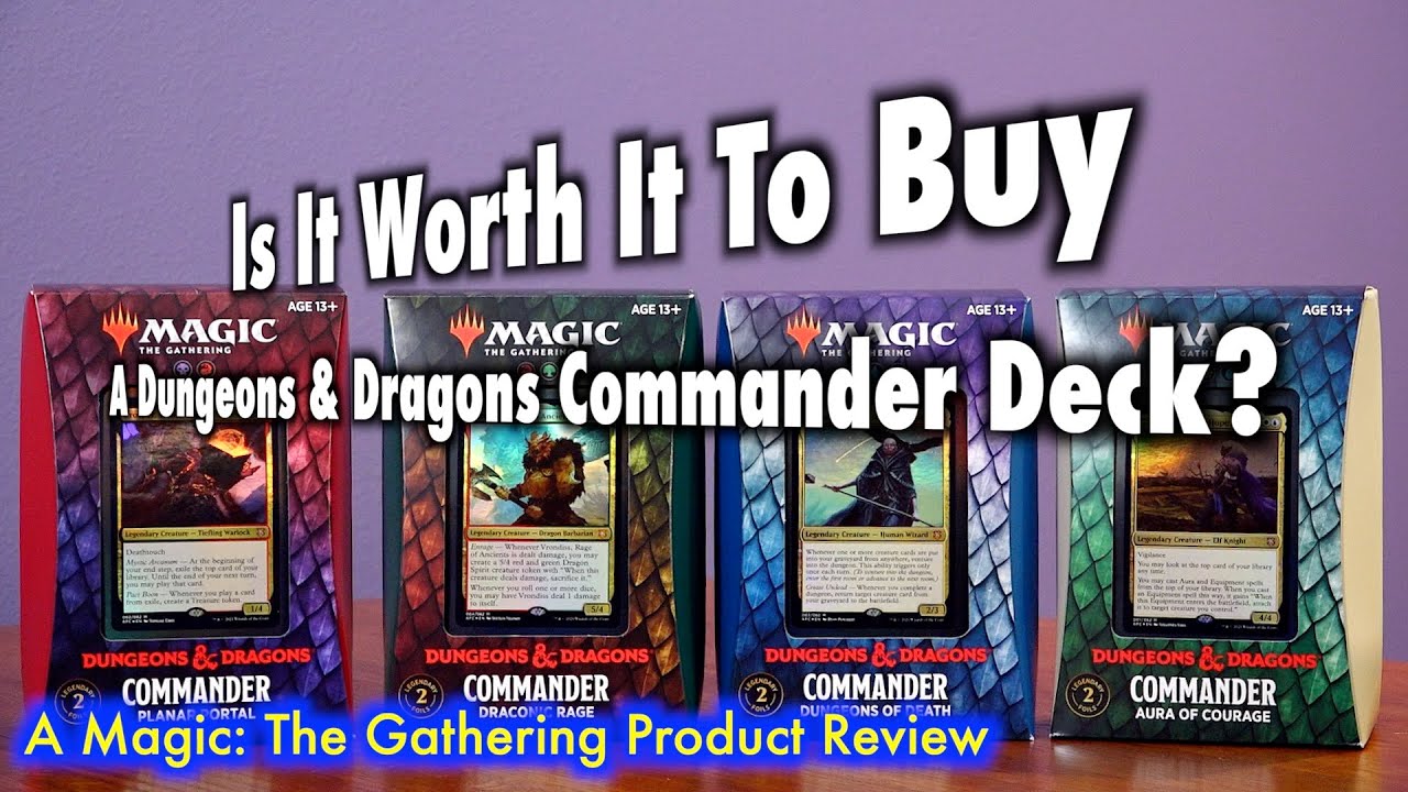 Стоит ли покупать колоду командира Dungeons & Dragons? | Обзор продукта Magic: The Gathering