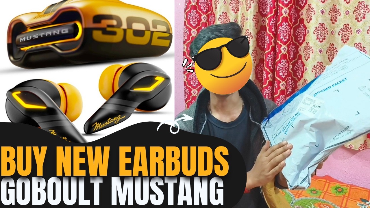 Buy New GoBoult Mustang Earbuds.Goboult Mustang earbuds Unboxing.