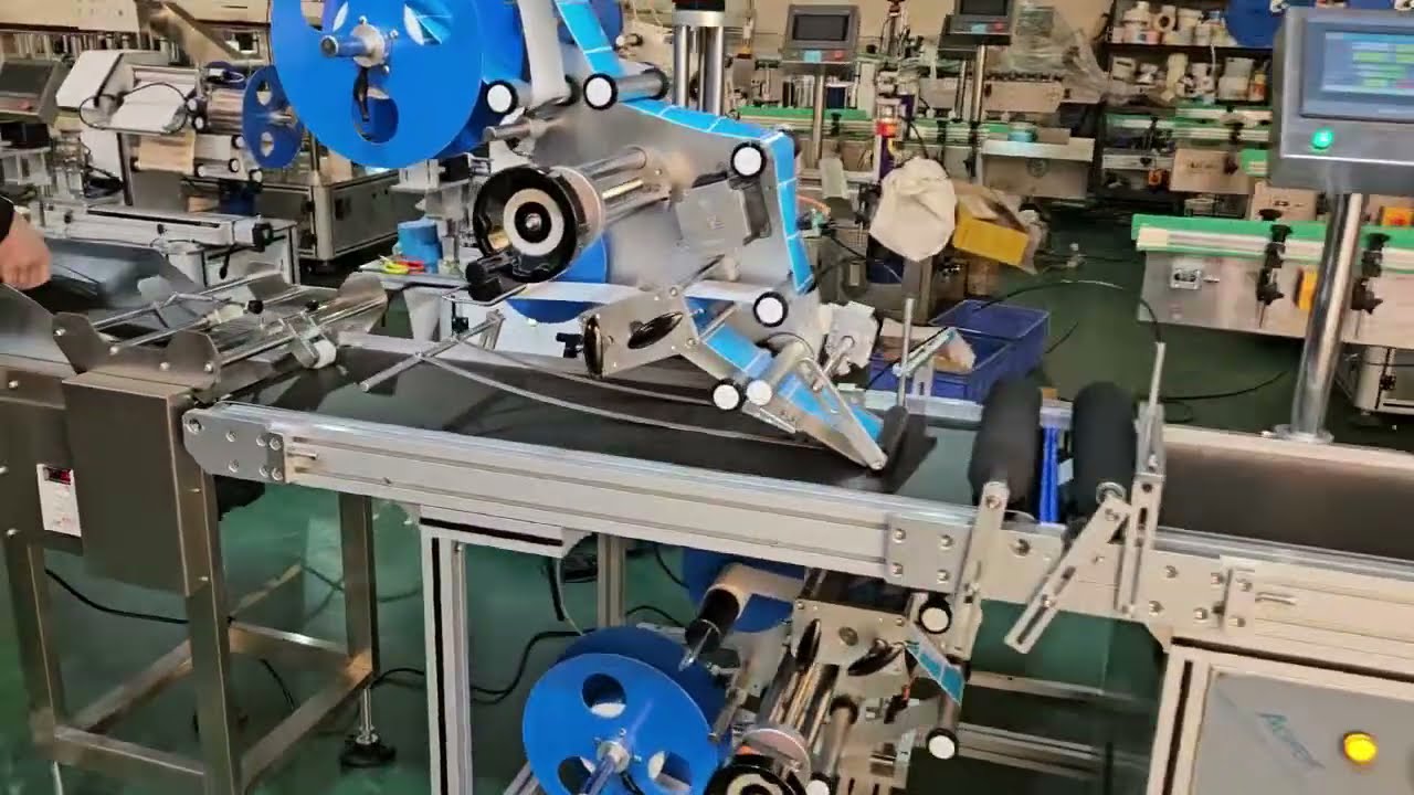 Flat bag labeling machines with feeding solutions #toplabelingmachine #manufacturer #foryou