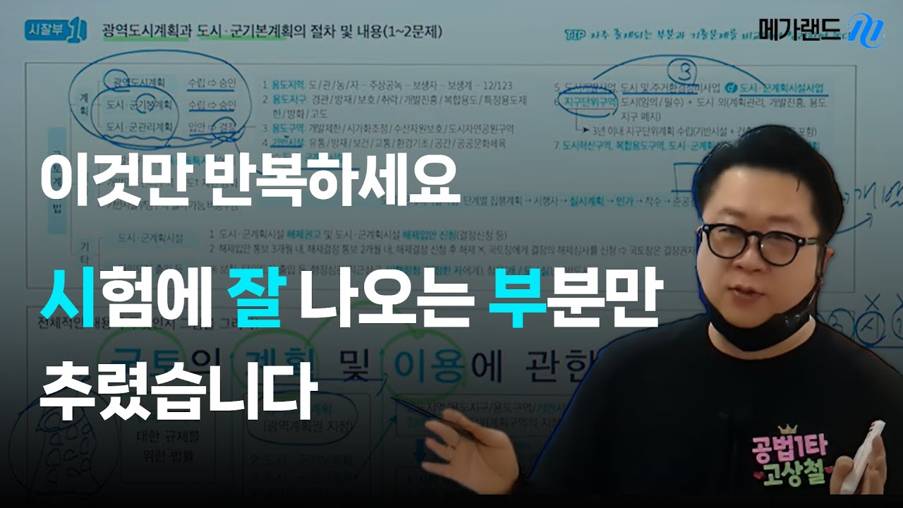 공법 어디부터 어디까지 봐야하는지 궁금하세요? 이것만 반복하세요ㅣ 2025 고상철 공법 시잘부 특강ㅣ메가랜드