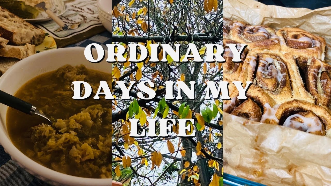 Days between Work & Home ; rainy days , home cooking, decorating for Christmas. 