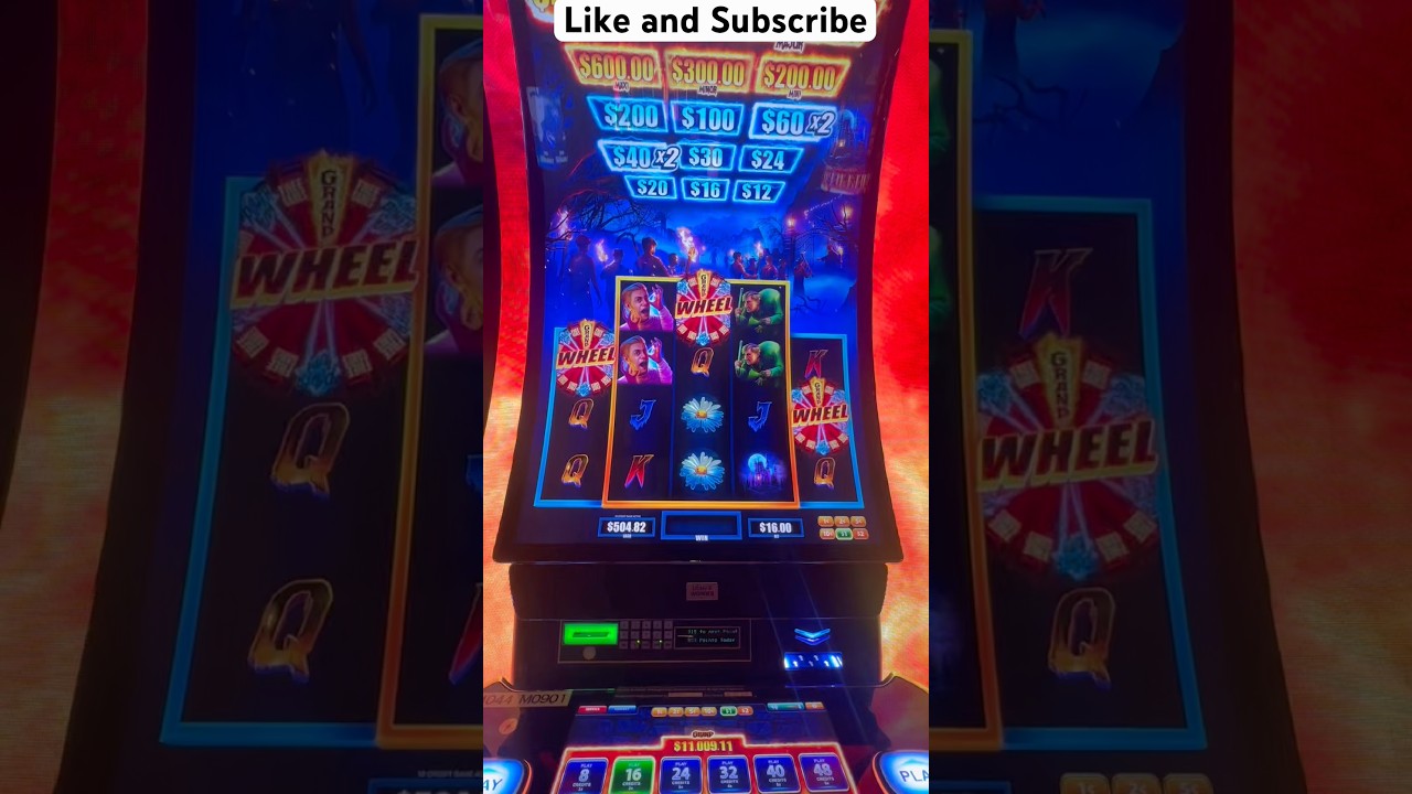 $16 Bet On FRANKENSTEIN Slot Bonus #Slot #slotmachine #vegas #gambling #slotscasinogames