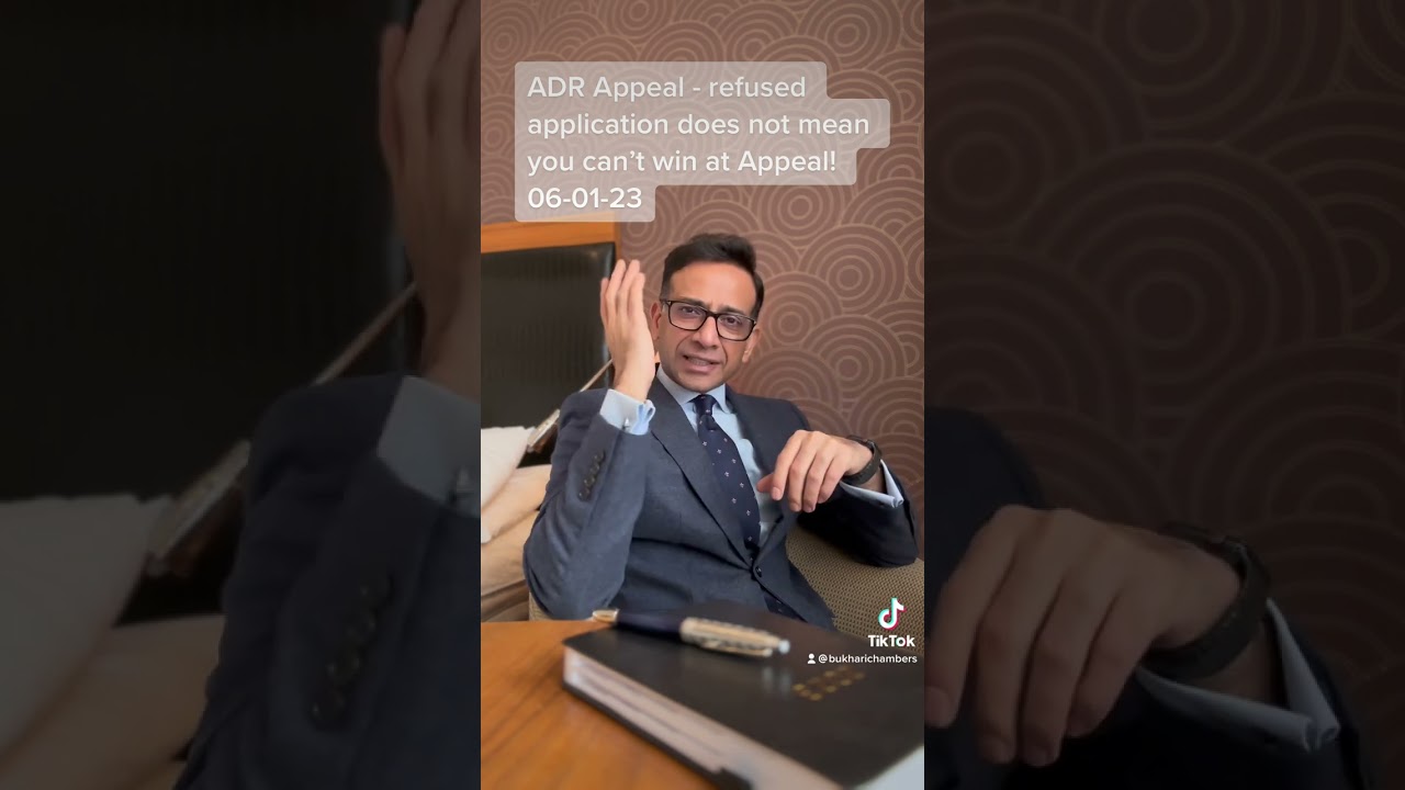 ADR appeal | Refused application does not mean you can not win at appeal | UK Immigration