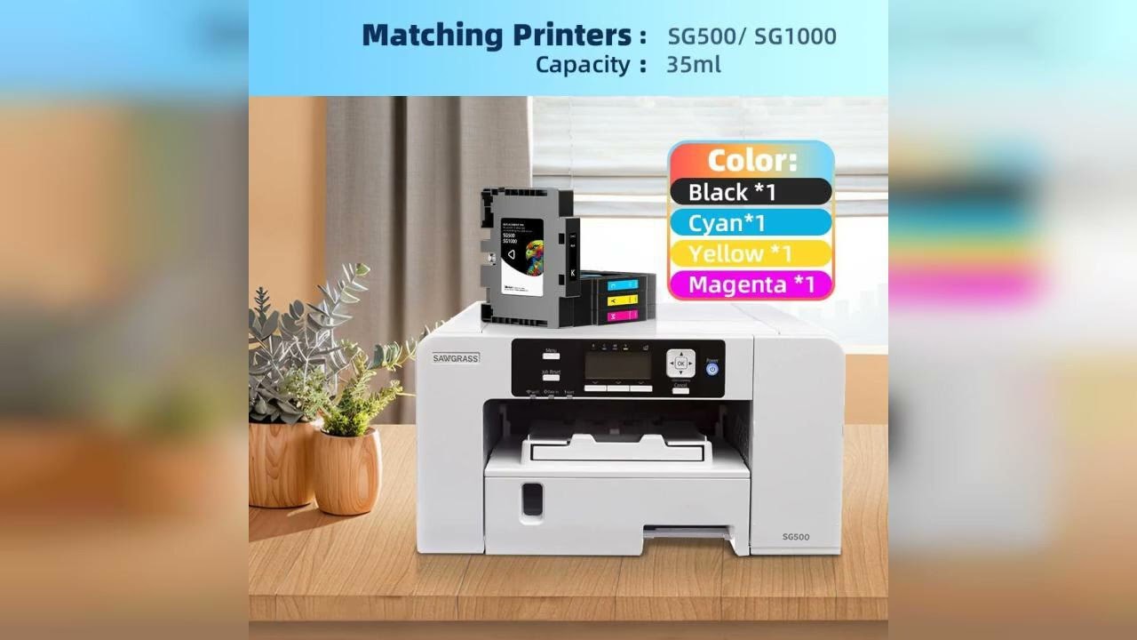 Review: Sublimation Ink Cartridge Replacement Sawgrass SG500 Sublimation Ink, Compatible with ...