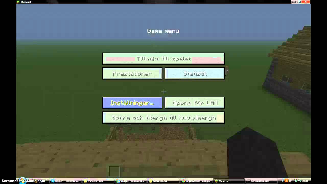 hur man g&ouml;r ett skin och ett texture pack