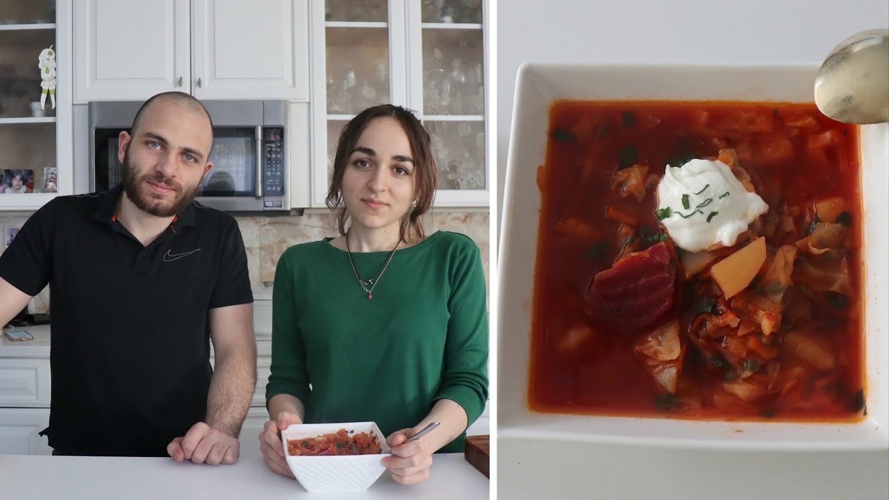Arnak & Lilyth Make Borscht - Heghineh Cooking Show