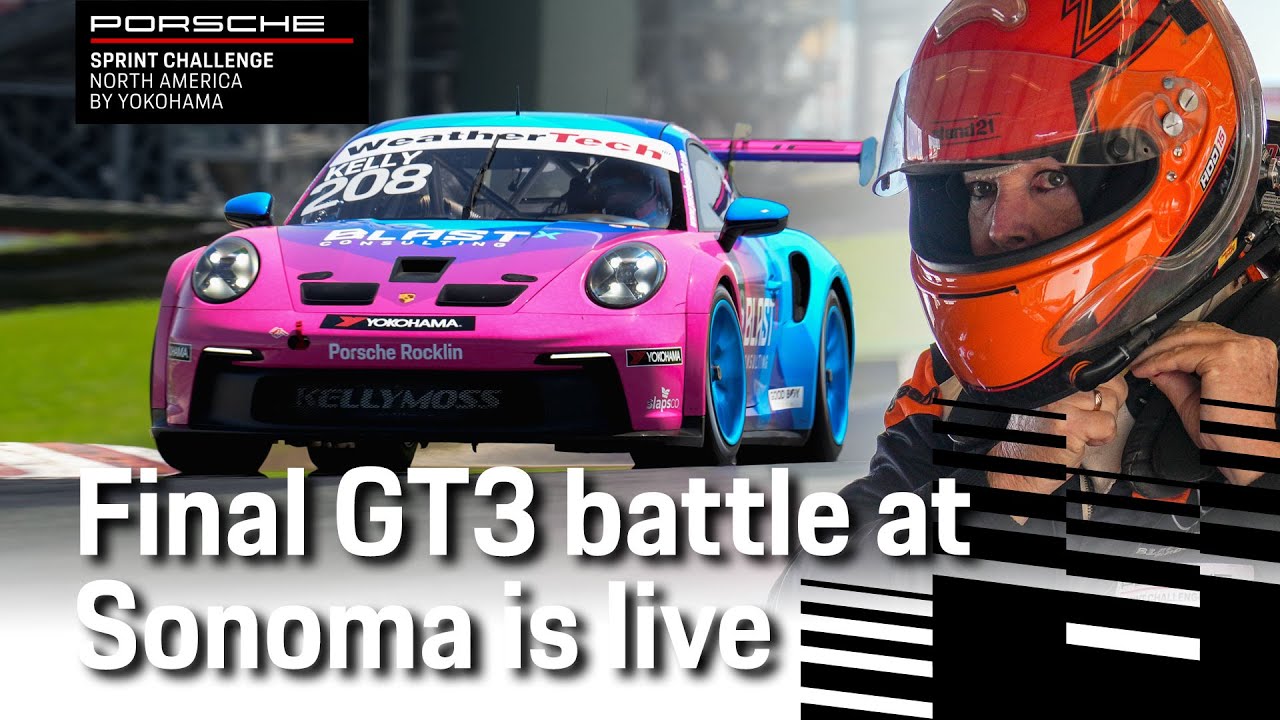 GT3 Cup Race 2 Sonoma: Porsche Sprint Challenge North America