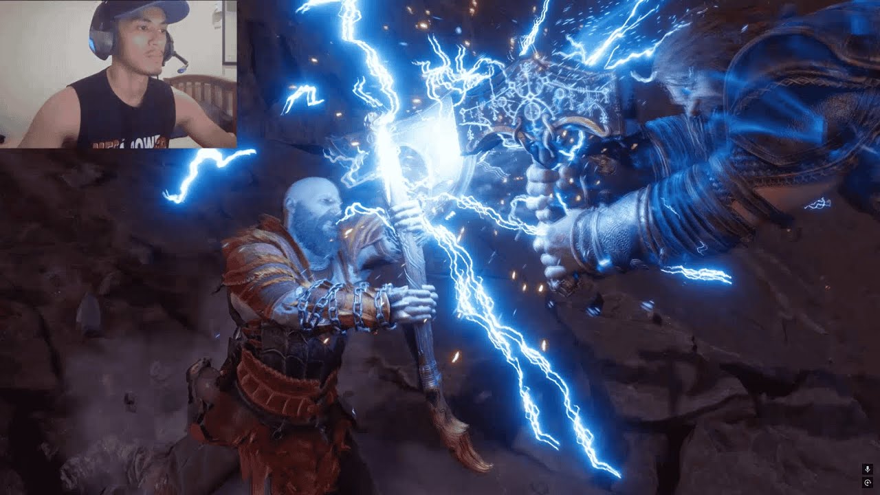 God of War Ragnarök - Kratos vs. Thor Final Boss Fight Gameplay