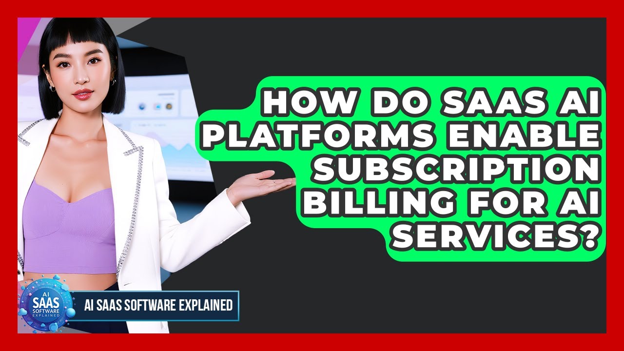 How Do SaaS AI Platforms Enable Subscription Billing for AI Services?