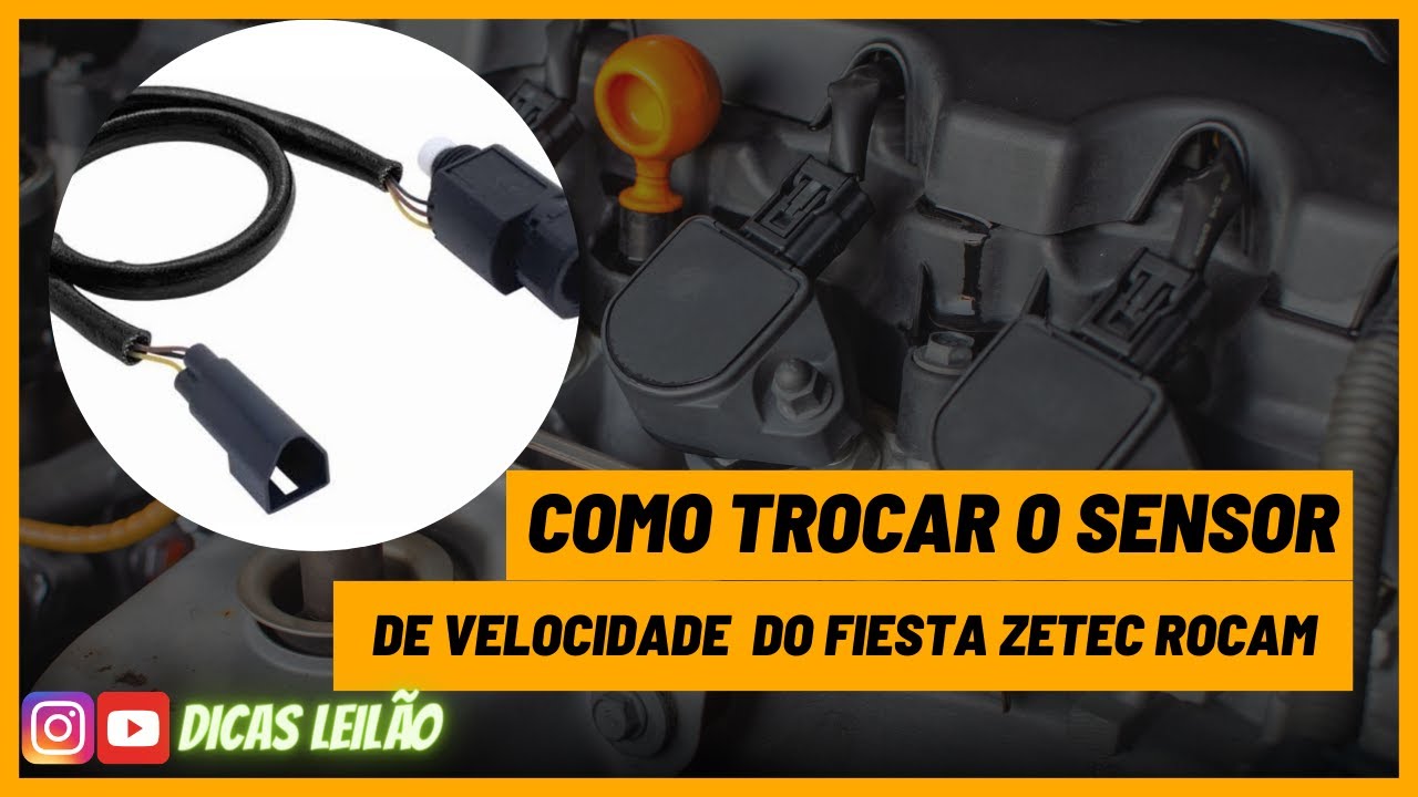 TROCA DO SENSOR de VELOCIDADE FIESTA ZETEC ROCAM