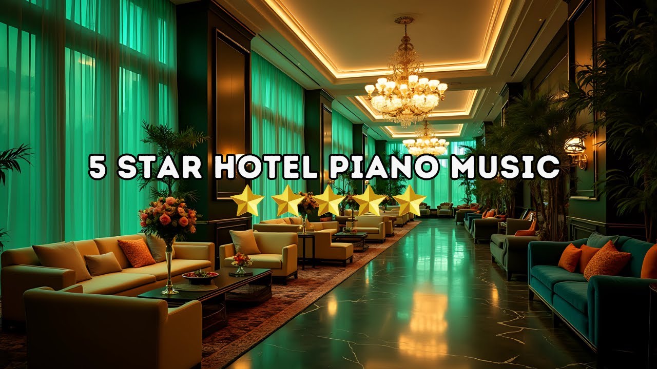 🎵 Cool Breeze Piano Music | Hotel Lobby Music | Luxury, Elegant and Style Piano Music