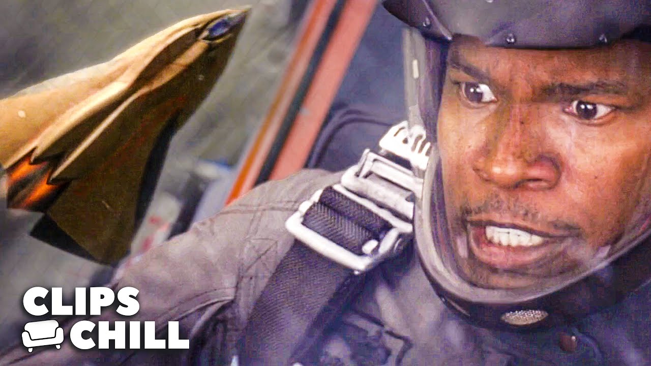 Neutralizing The UCAV Threat | Stealth (Jamie Foxx, Jessica Biel)
