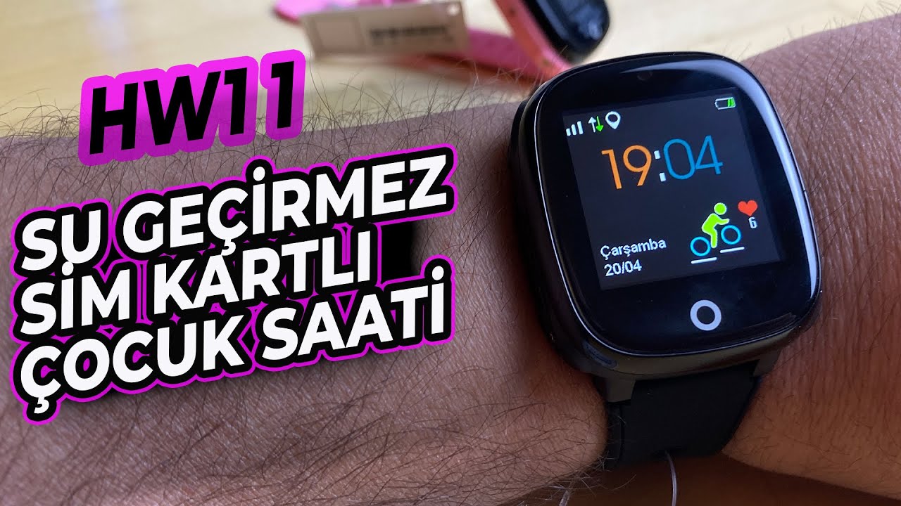 HW11 Sim Kartlı Su Geçirmez Akıllı Çocuk Saati inceledik | Tüm detaylarıyla...#reklam