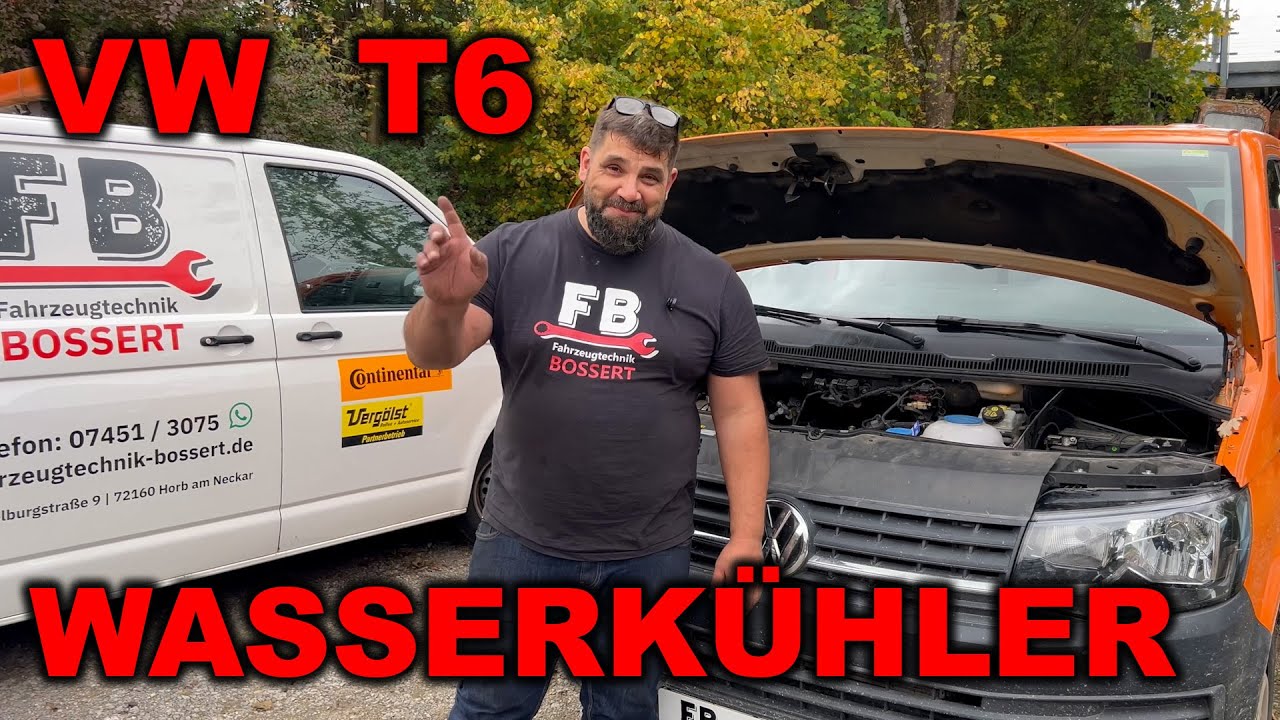 VW T6 Bus 2.0 TDI Tausch Wasserk&uuml;hler / K&uuml;hler - Reparatur Vorgehensweise Aufwand Anleitung