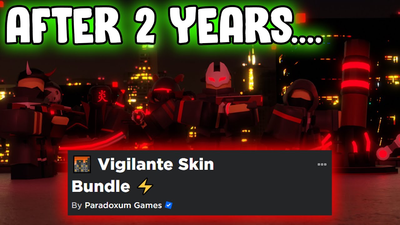 Vigilante Skins is Finally Coming Out! | Tower Defense Simulator | ROBLOX