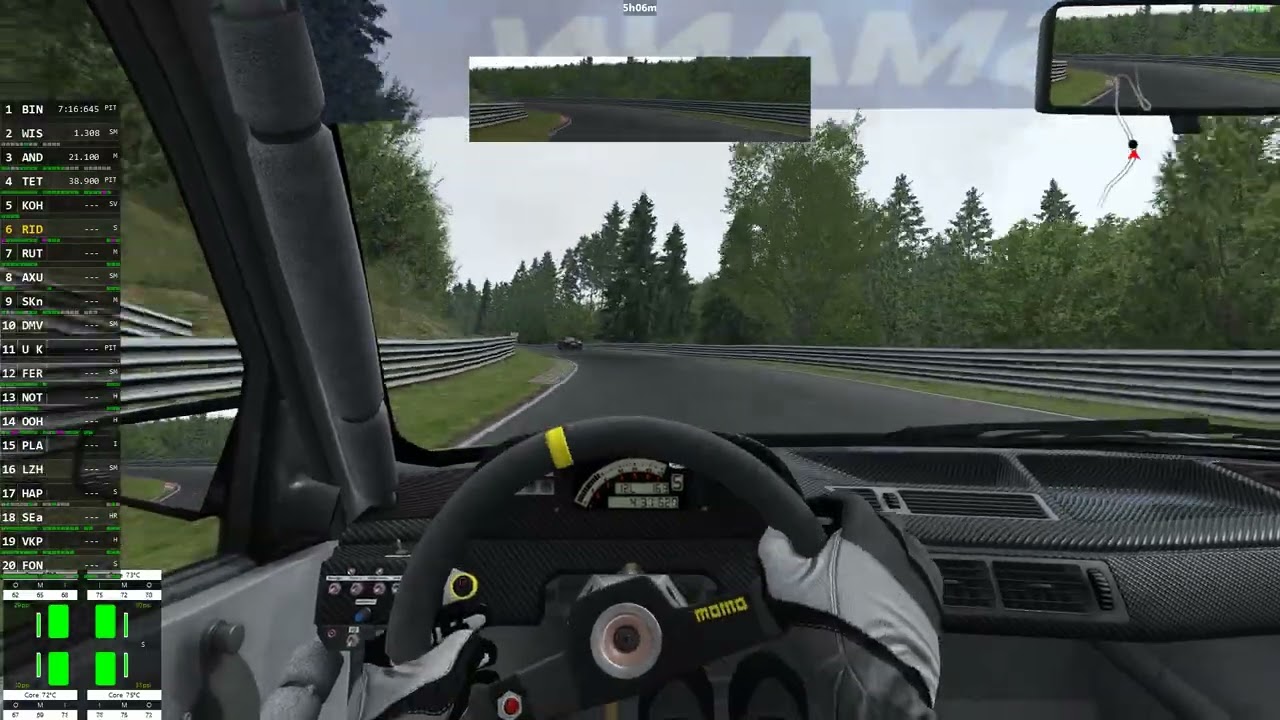 Assetto Cors online onboard Alfa 155ti vs audi r8