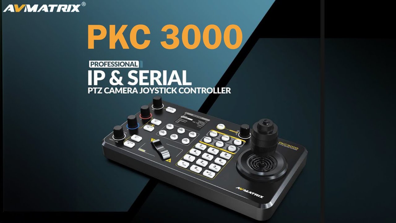 Avmatrix PKC3000 PTZ Camera Joystick Controller Official Guide