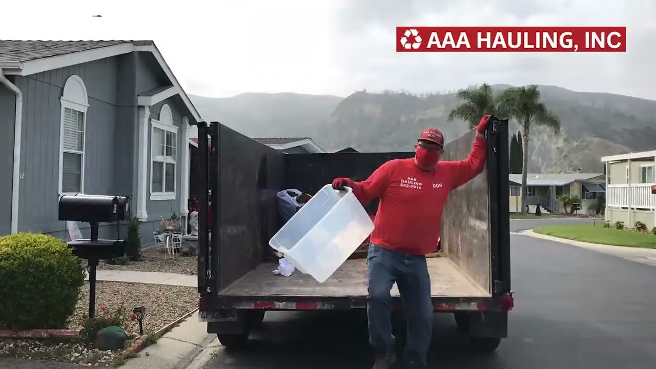 Residential Junk Removal in Camarillo, California by AAA Hauling