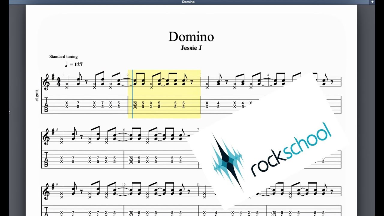 Domino Rockschool Grade 2 Guitar
