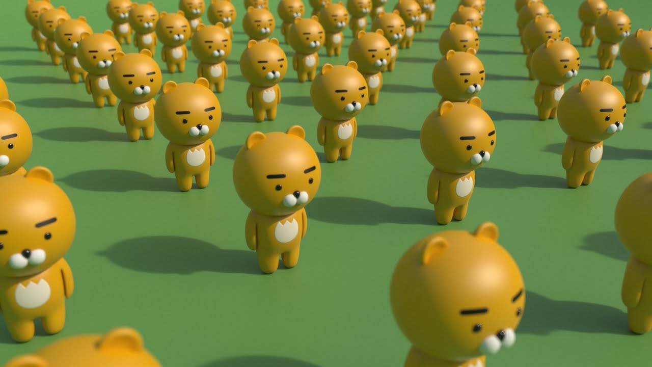 MAYA로 라이언 모델링하기