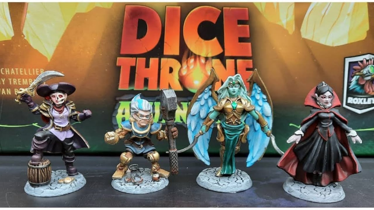 Dice Throne News: GeekUp Bits, Painted Miniatures, and More!