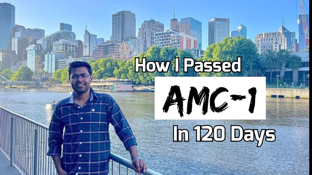 My AMC 1 preparation strategy.