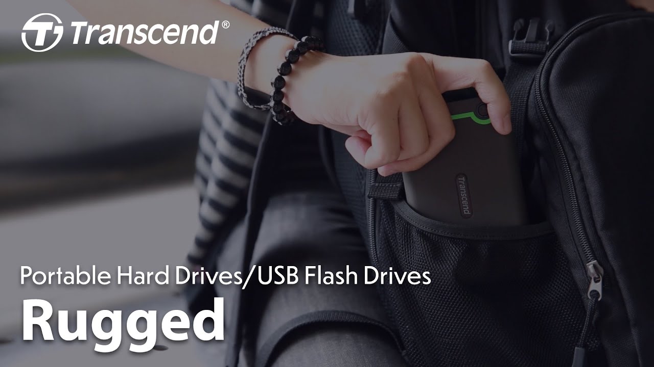 Transcend  Rugged Hard Drive and USB Flash Drive