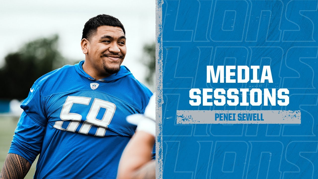 Detroit Lions Media Availability: May 26, 2022 | Penei Sewell