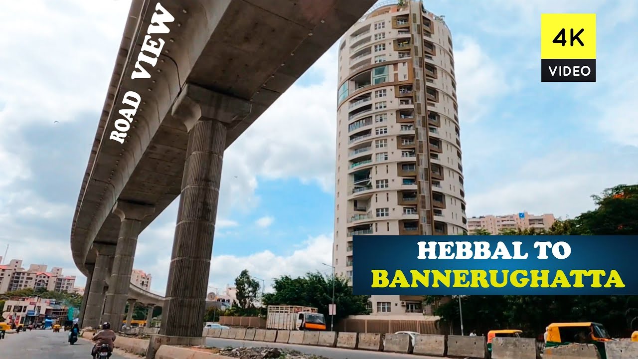 Hebbal to Bannerghatta || Road View || Palace Ground || Cubbon Park || Bangalore City Ride