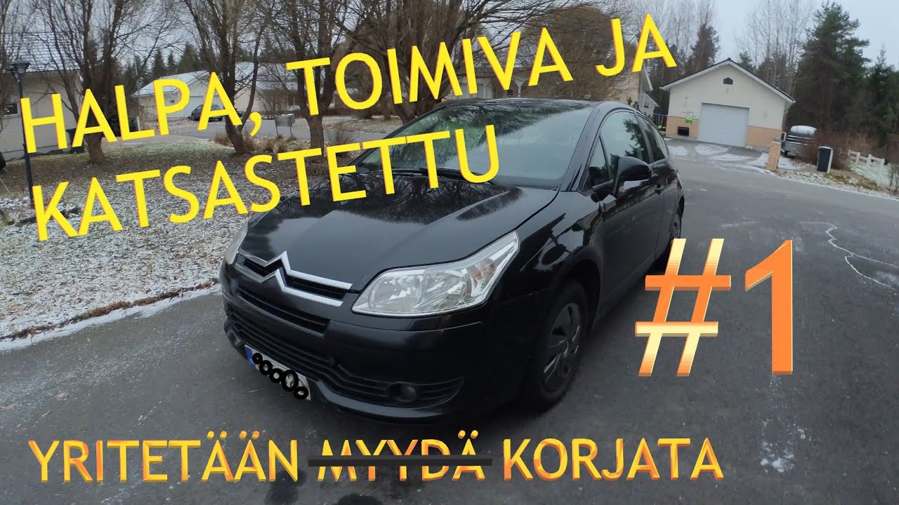 Halpa ja hyvä Citroen - Osa 1 - Vikavalot vilkkuu ja ongelmia riittää