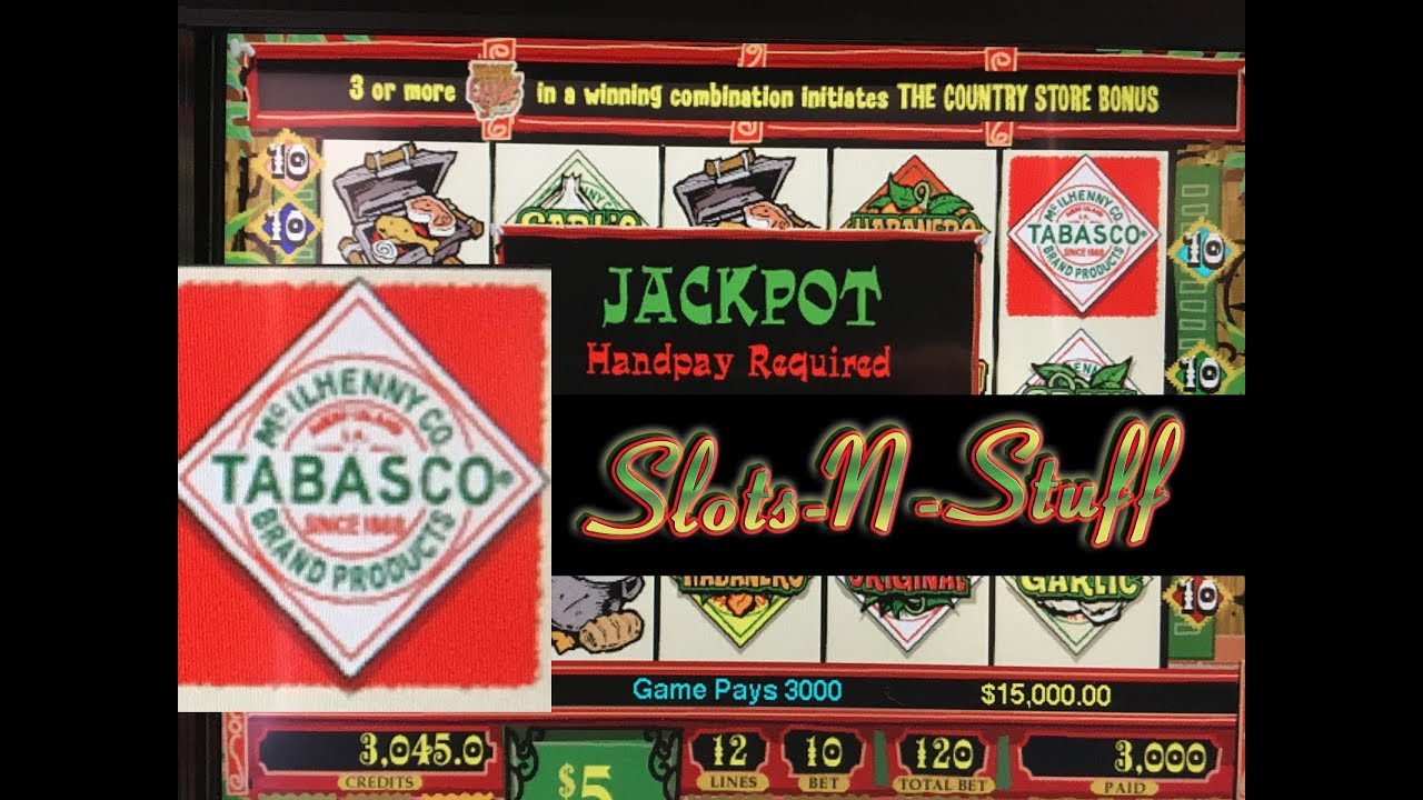 Tabasco Slot Machine Bonus Rounds Jackpot