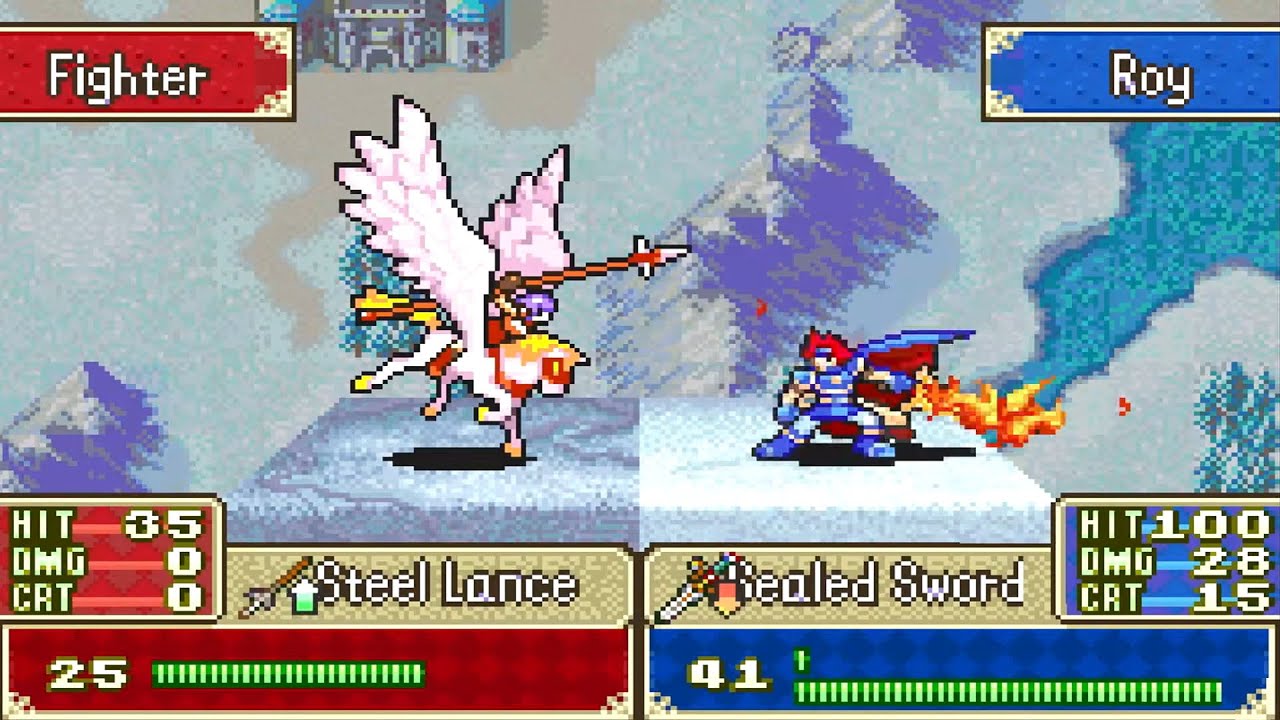Fire Emblem: Sword of Seals – All Critical Animations [GBA Showcase]