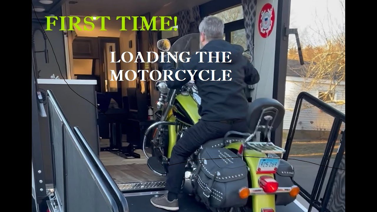 Loading the bike!