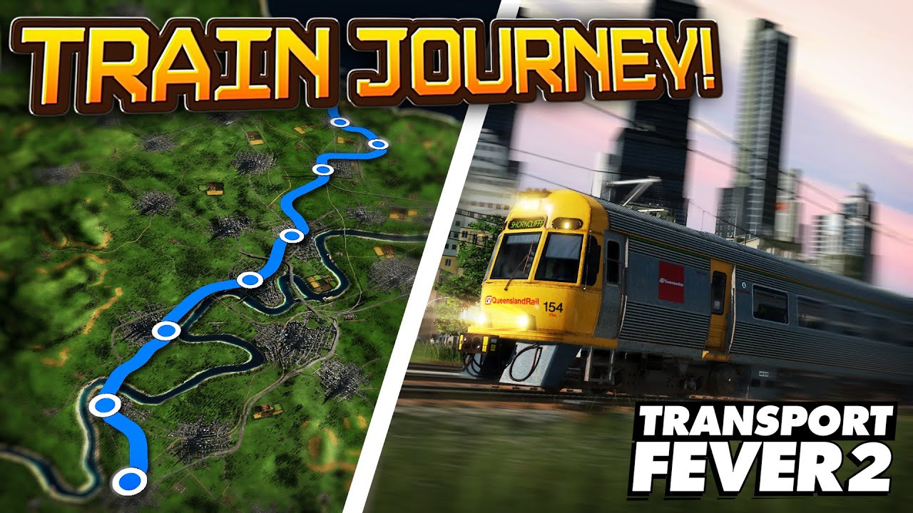 TRAIN DRIVER CAB RIDE! Brisbane City Map: Shorncliffe Line | Transport Fever 2