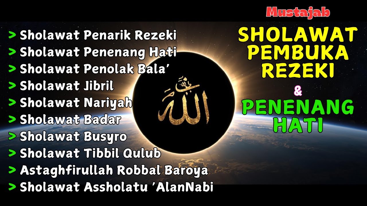 Sholawat Nabi Penarik Rezeki Paling Dahsyat 2026 🌙 Rezeki Datang Tanpa Disangka