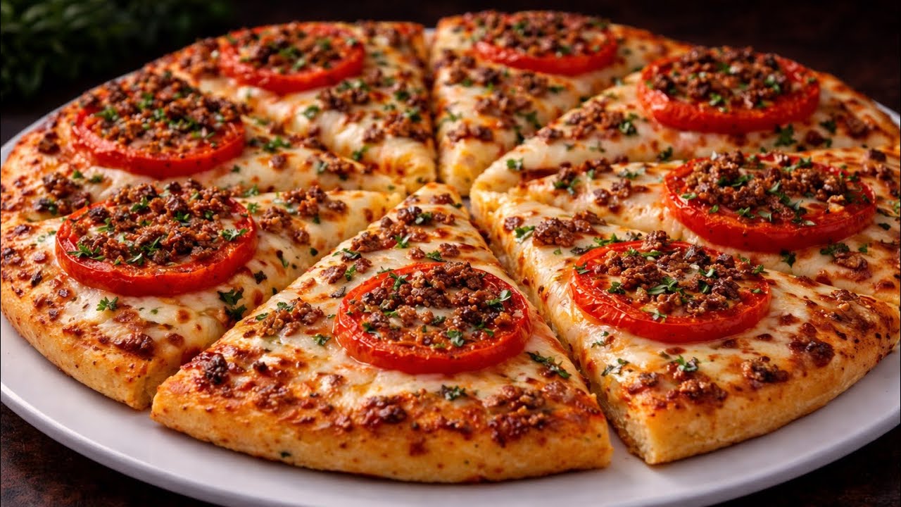 Hast du 2 Eier & 2 Kartoffeln? Mit Hackfleisch mischen – Göttliche Pizza, die alle beeindruckt!