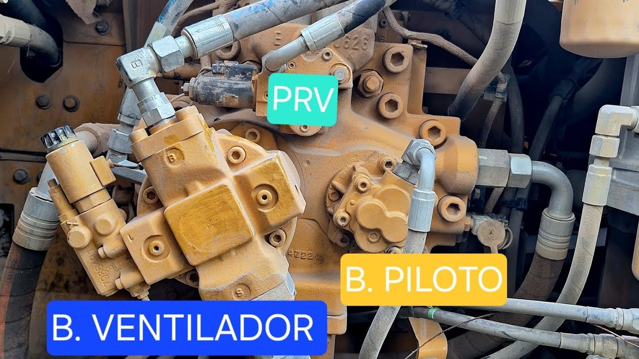 EXCAVADORA HIDRÁULICA 336 D2L CATERPILLAR | BOMBA PRINCIPAL - B. PILOTO - BOMBA DE VENTILADOR
