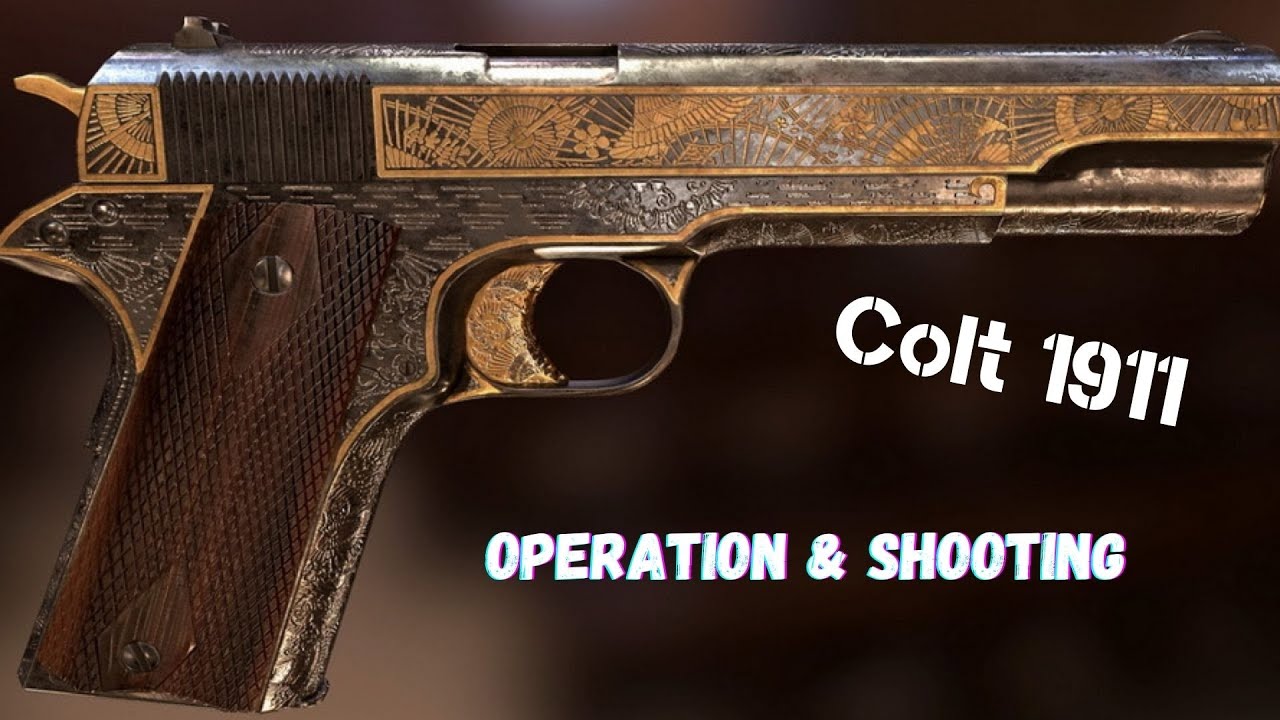 How really Colt 1911 works | animation operation