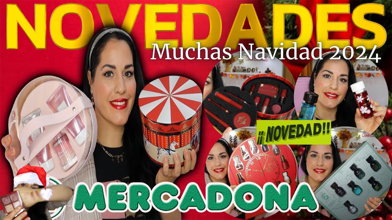 🎁✨️MUCHAS NOVEDADES MERCADONA PERFUMERÍA NAVIDAD 2024🎁✨️¡LAS COMPRO Y PRUEBO!