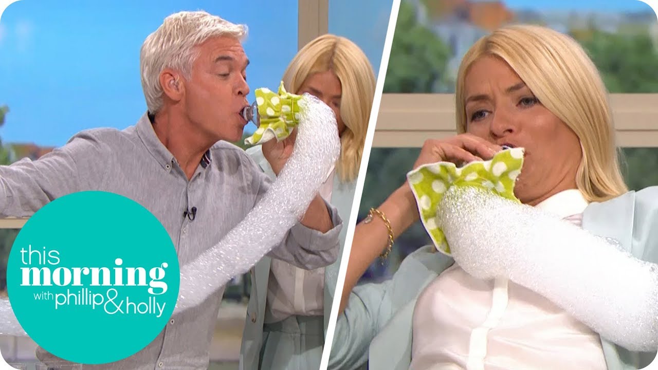 Holly and Phillip Go Crazy Making Bubble Snakes | This Morning