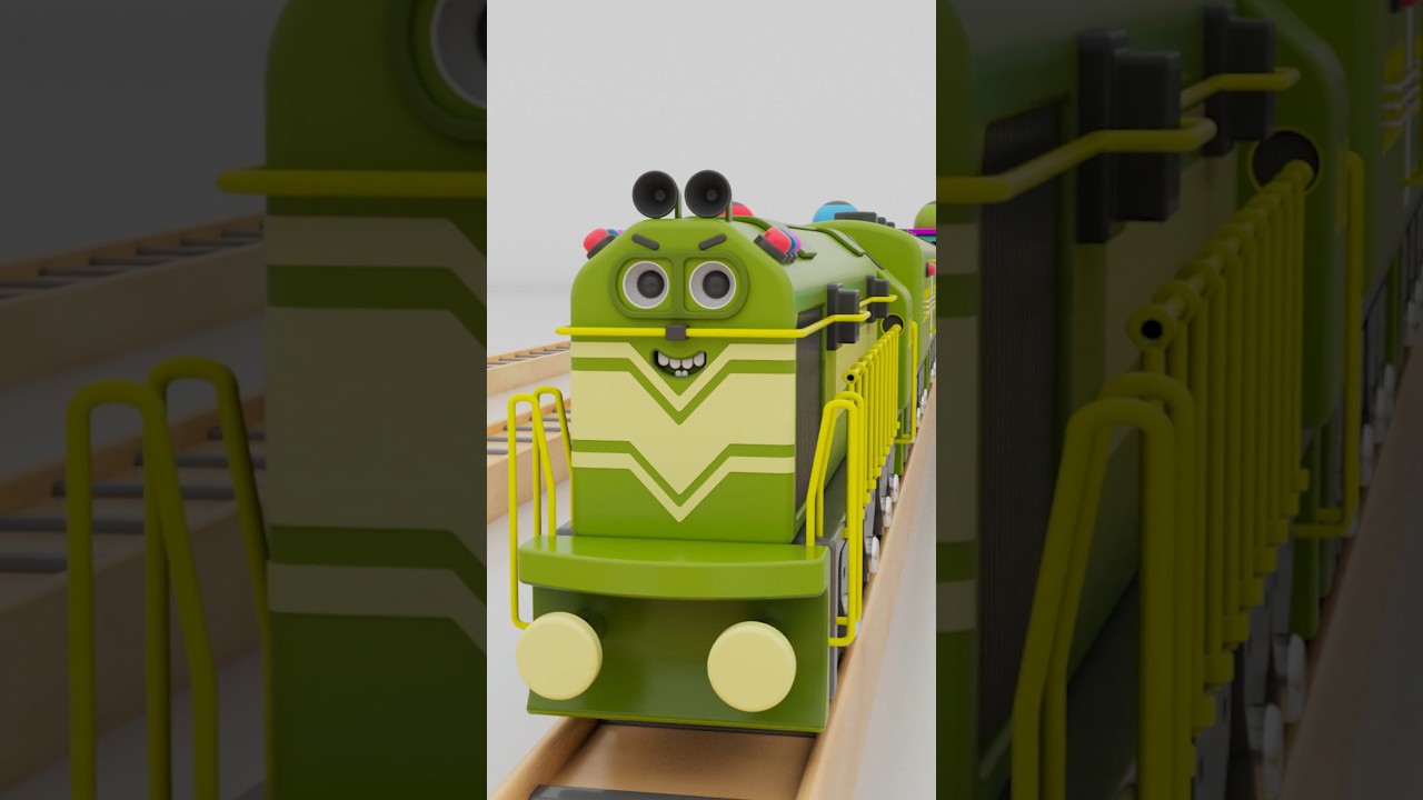 Green color Passenger Toy Train for Toddlers !! #toytrain