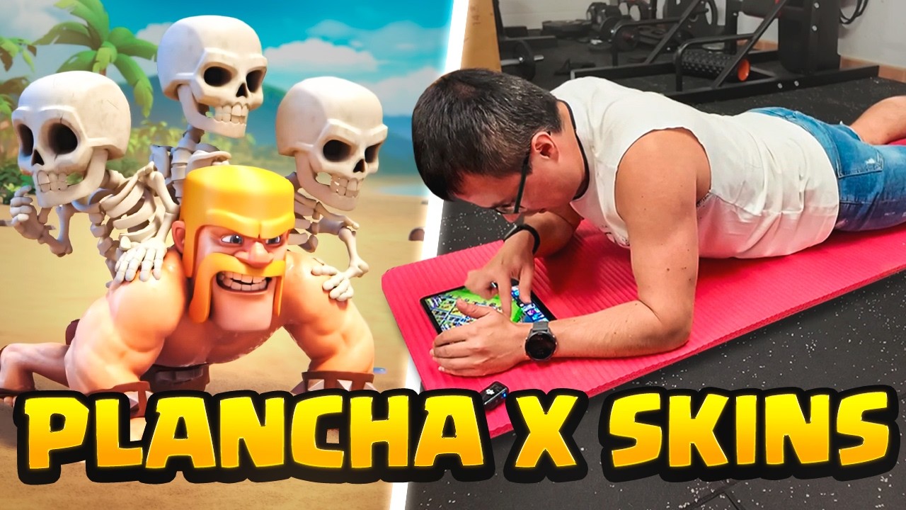 Supercell NOS Reta para Ganar SKINS GRATIS de Clash of Clans 💪🏼 #SummerClashPlank