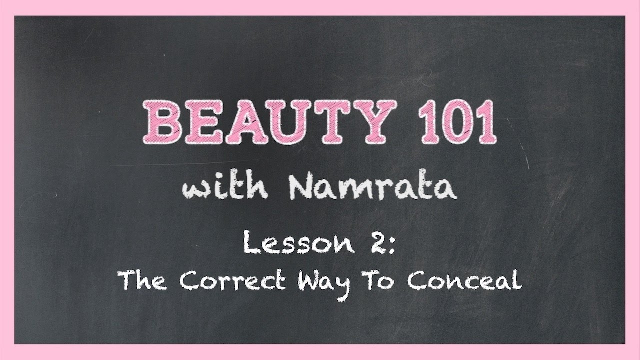 The Right Way To Use Concealer | Beauty 101 | Namrata Soni | MissMalini