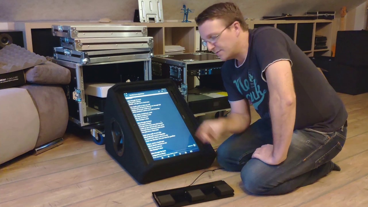 Stagetab - Bühnenprompter, Stageprompter Überblick