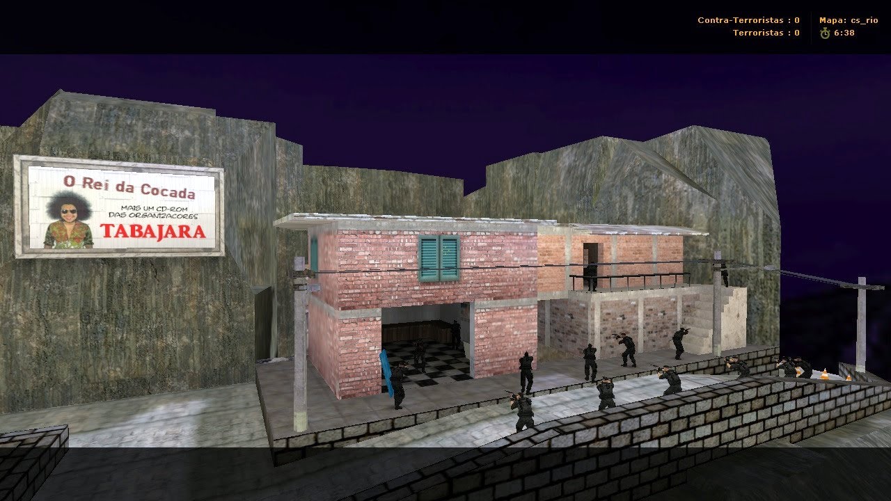 Rio (Night) | cs_rio (Night) | Counter-Strike Maps Based on Brazil
