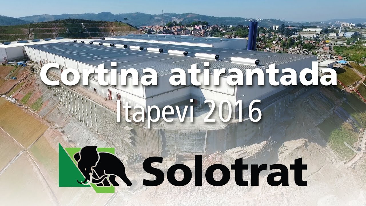 Cortina atirantada em Itapevi - Setembro 2016