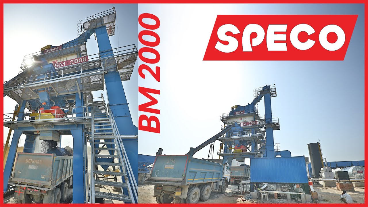 Speco BM 2000 (160 tph) - Hot asphalt mixing plant