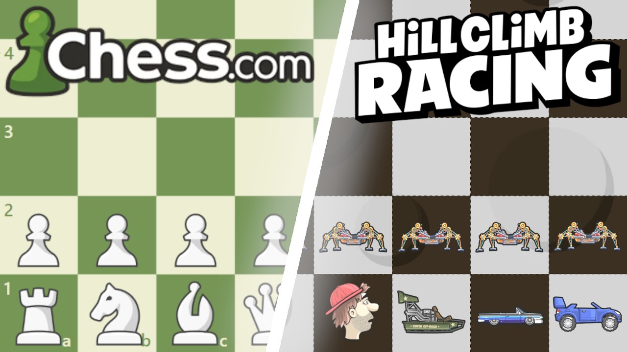 I turned Chess into HILL CLIMB RACING!